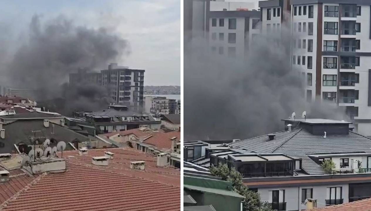 kucukcekmecede 5 katli binada yangin mahsur kalanlar ve yaralilar var EmaVVg1F